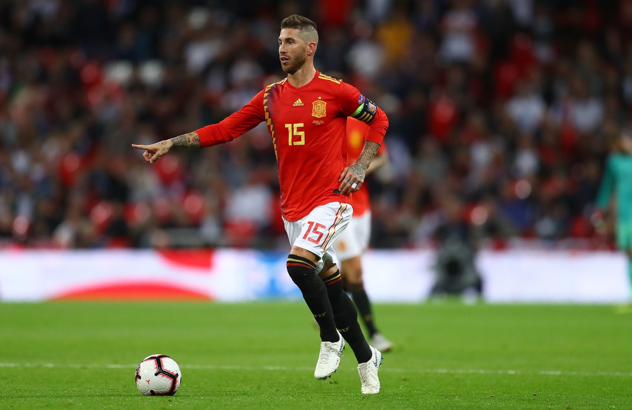 今日图集：致敬！西班牙历史出战第一人拉莫斯