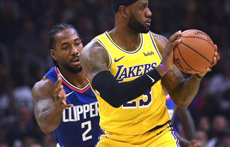 NBA常规赛湖人102-112败于快船