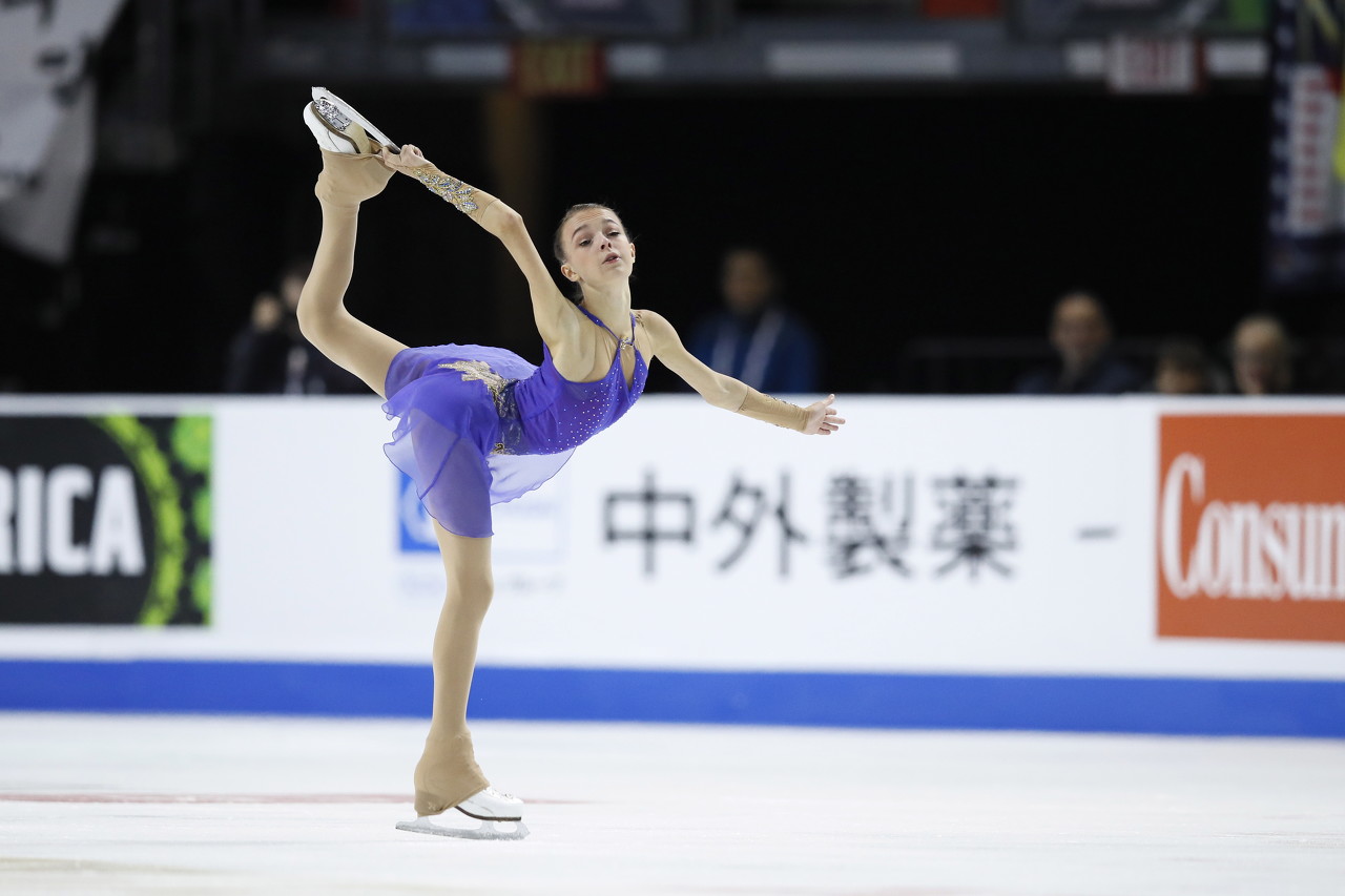 今日图集：俄罗斯新晋花滑小美女-谢尔巴科娃