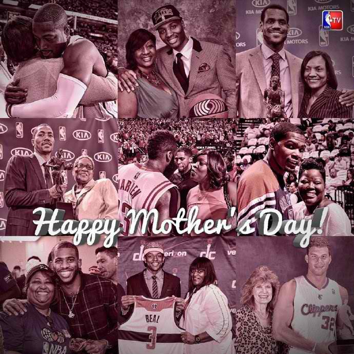 NBA：8位母亲造就了8位球员的篮球之路