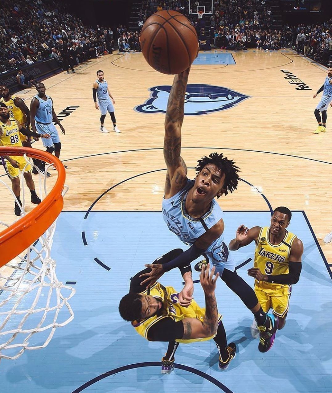 NBA14位球星单手劈扣欣赏！