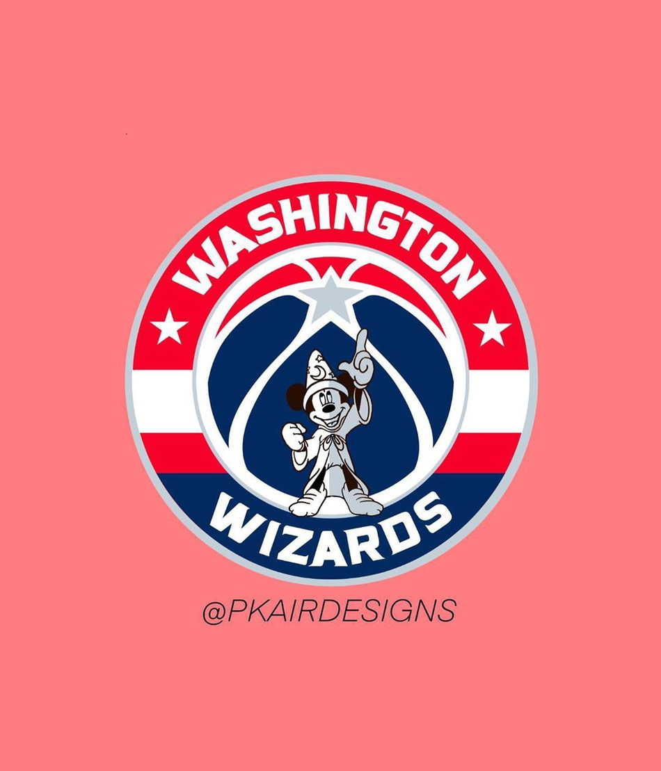 NBA各支球队迪士尼版本的队标！