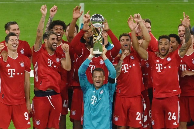 拜仁3-2击败多特蒙德拿下德国超级杯冠军，获得五冠王