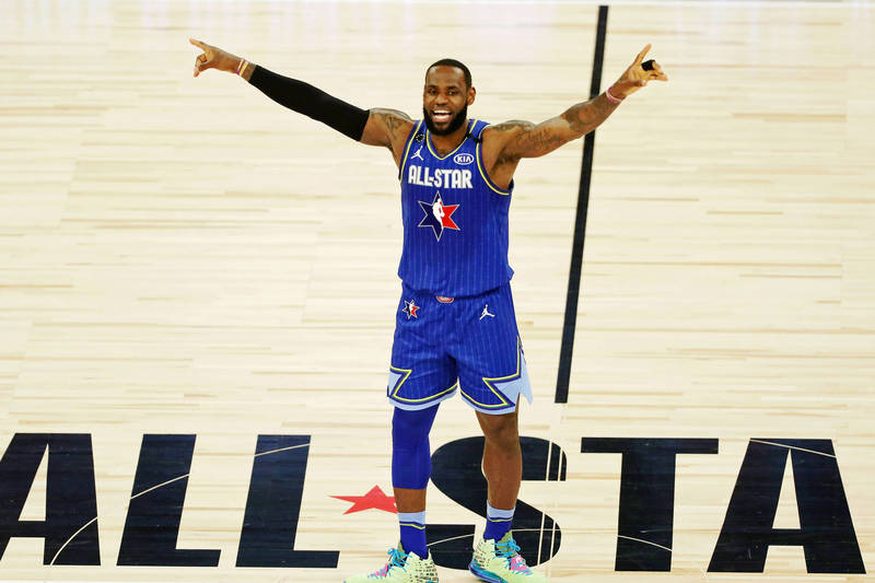 NBA明星赛选秀最后才挑爵士双星詹皇说明原因