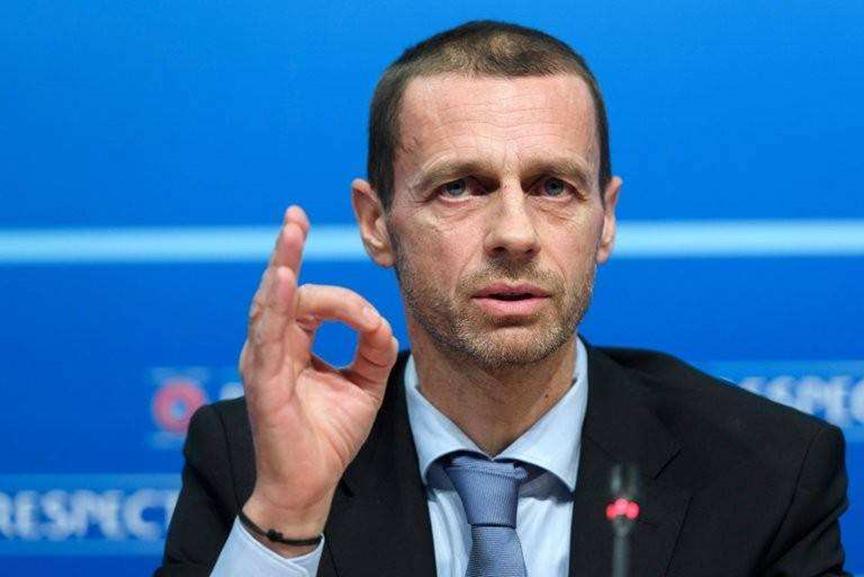 欧足联主席切费林表示5月8日能否恢复赛事依然商议中