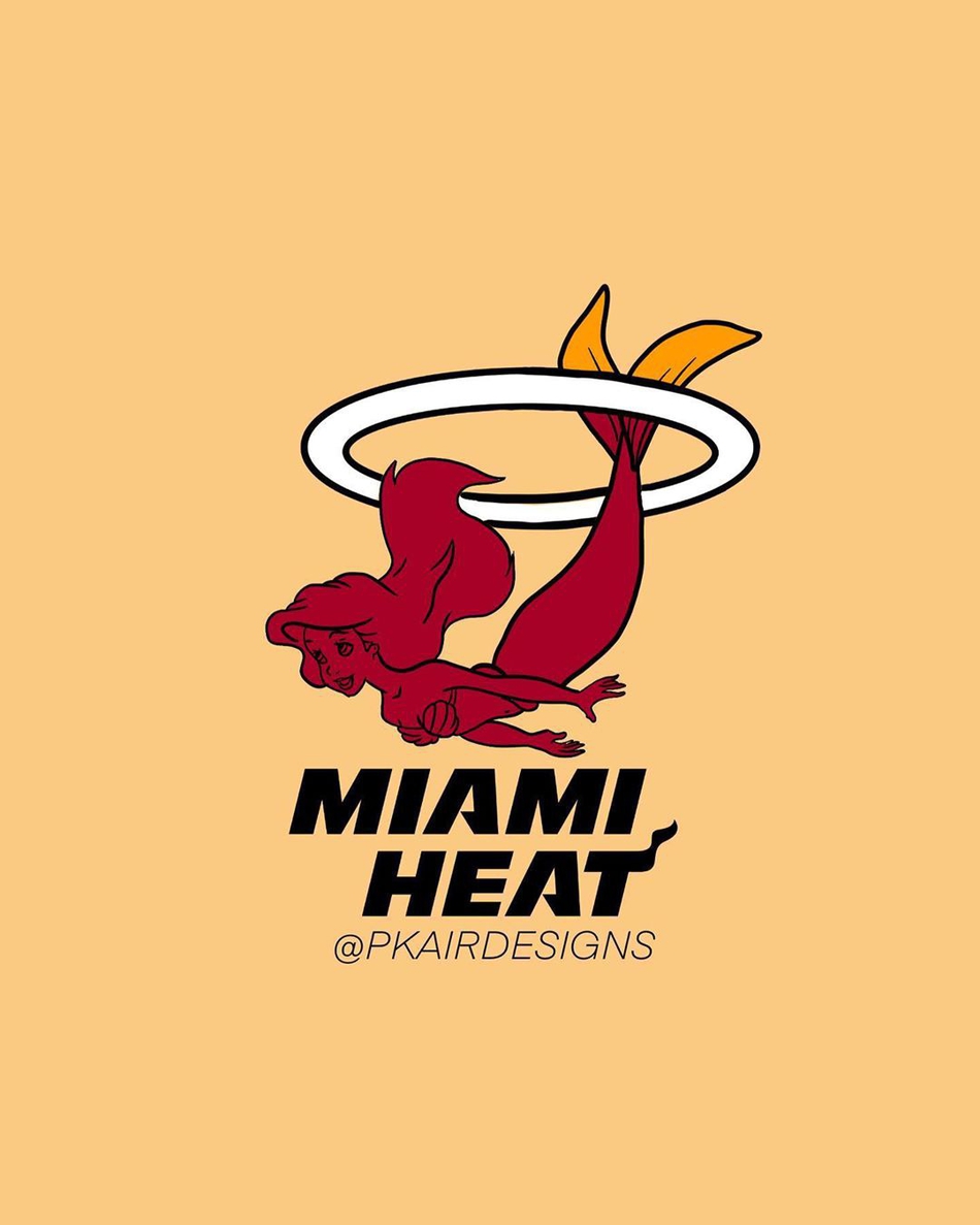 NBA各支球队迪士尼版本的队标！