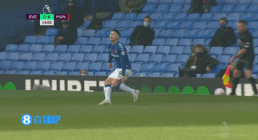 埃弗顿1:3曼联 图集