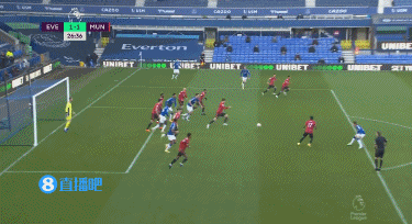 埃弗顿1:3曼联 图集