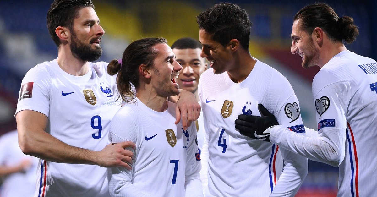 世界杯入选赛：法国1比0小胜波黑 丹麦大破奥地利队3连胜