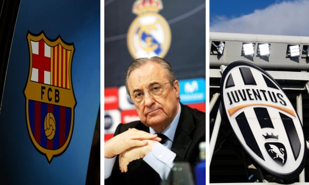 巴塞罗那，马德里和尤文图斯面临欧冠联赛ESL禁赛的禁令
