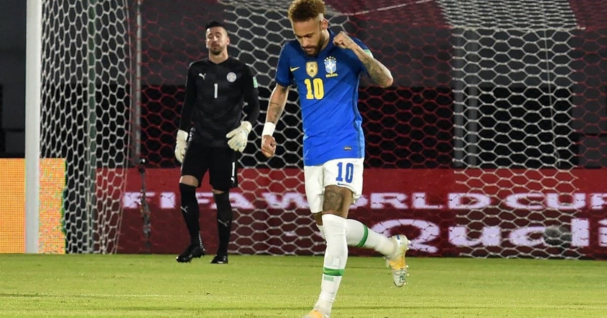 世界杯入选赛:2球挫巴拉圭 巴西6连胜领跑